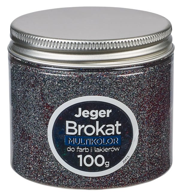 Brokat do farb i lakierów 100 g multikolor Jeger