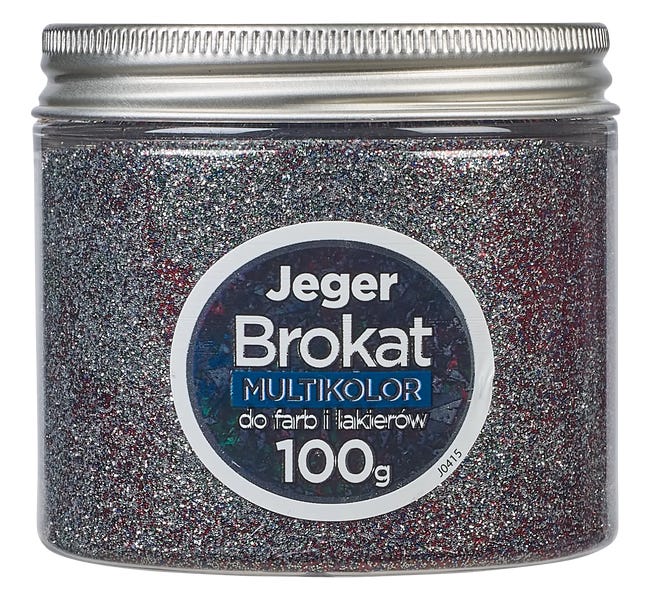 Brokat do farb i lakierów 100 g multikolor Jeger