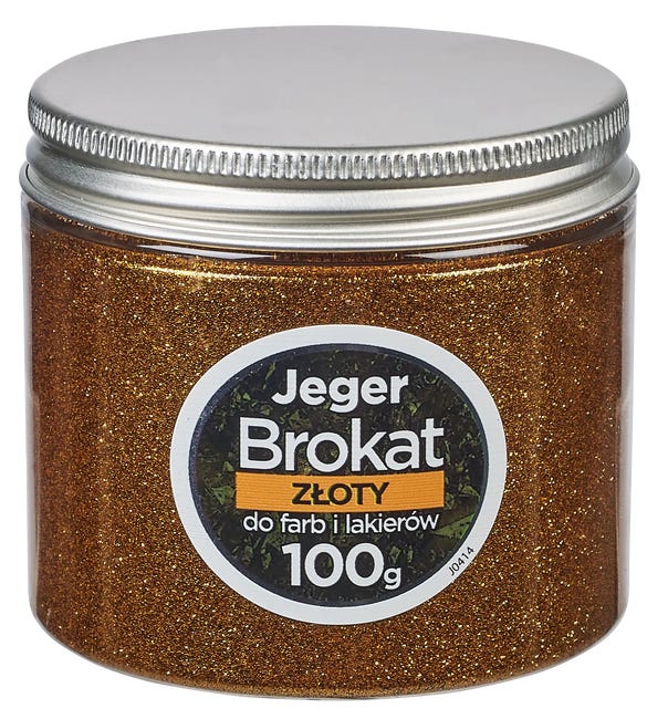 Brokat do farb i lakierów 100 g złoty Jeger