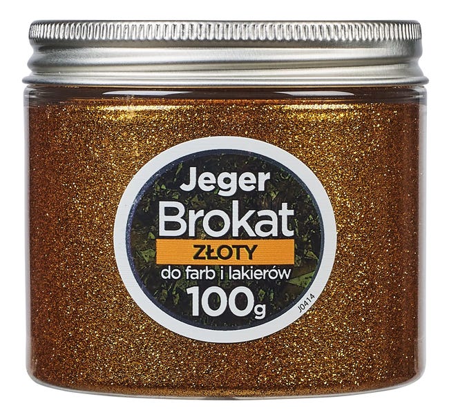 Brokat do farb i lakierów 100 g złoty Jeger