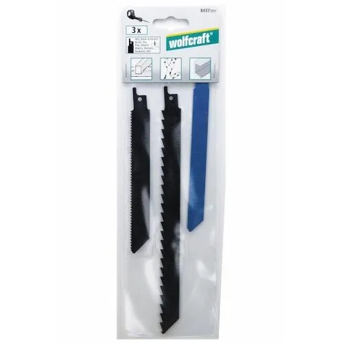Brzeszczot do piły szablastej 8437000 3 szt. WOLFCRAFT