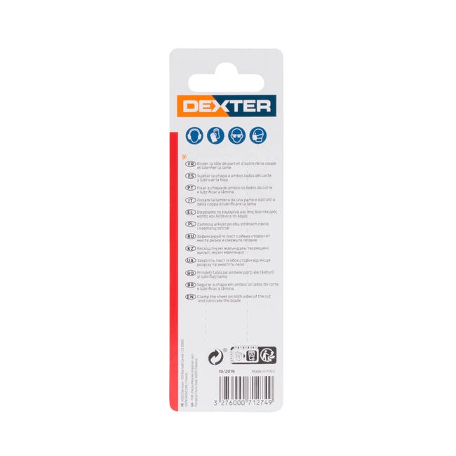 Brzeszczot do wyrzynarki T do aluminium 3-15 mm CL/ST 2 szt. Dexter