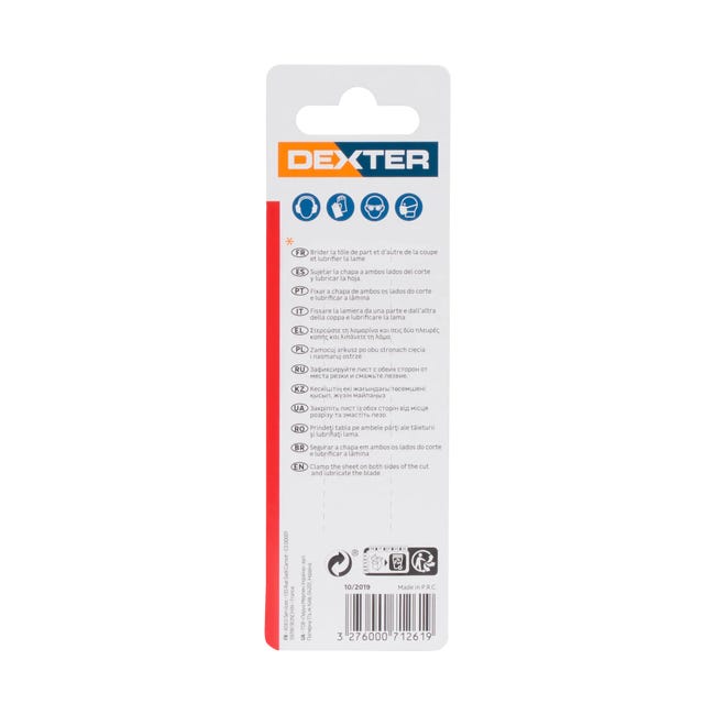 Brzeszczot do wyrzynarki T do metalu i aluminium 2.5-6 mm CL/ST 2 szt. DEXTER