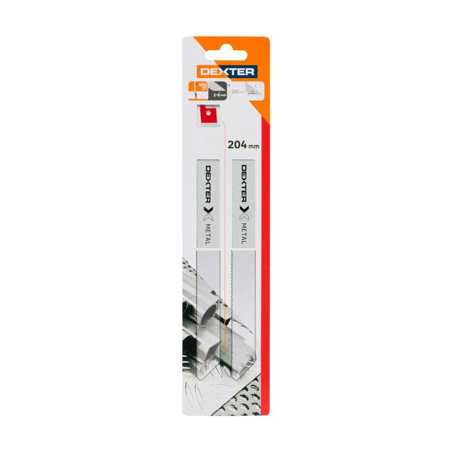 Brzeszczot piły szablastej 225 mm DO METALU 2 szt. DEXTER