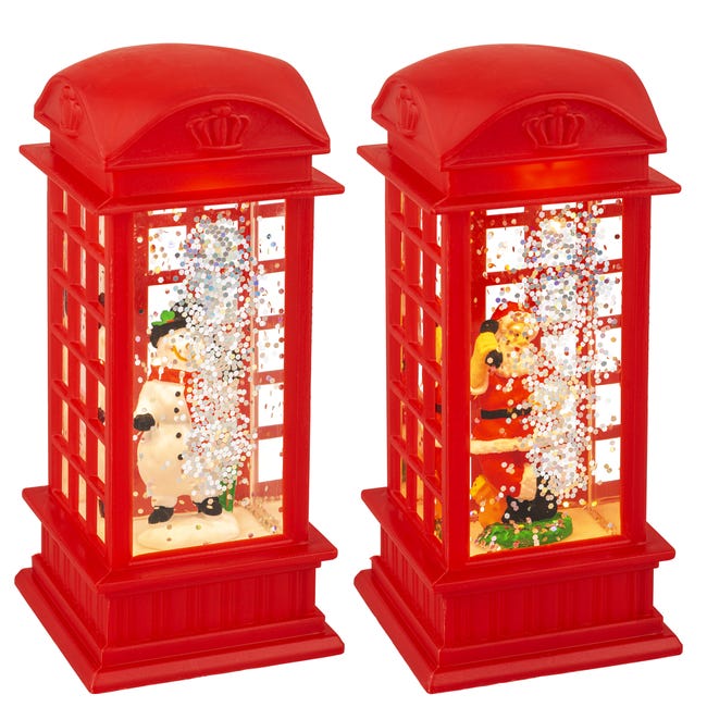 Budka telefoniczna 12cm LED czerwona