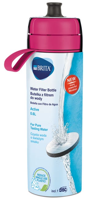 Butelka filtrująca Fill&Go Active 0.6 l różowa Brita