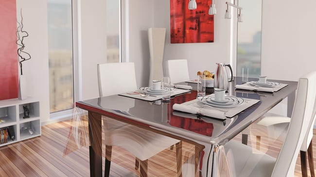 Cerata na stół na mb Transparent szer. 140 cm
