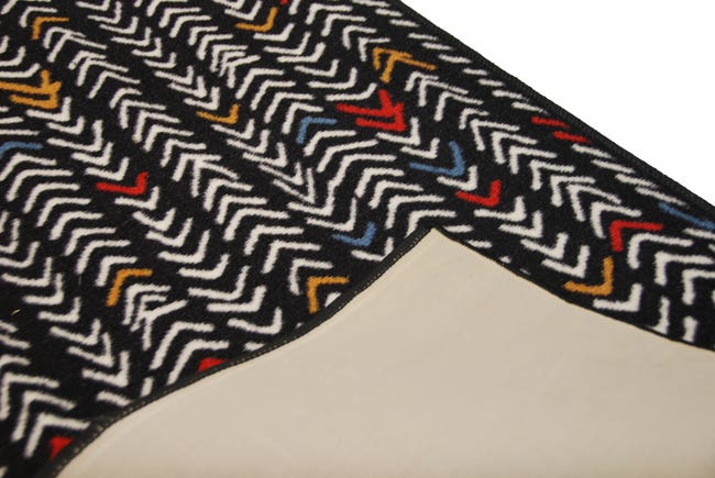 Chodnik dywanowy Ravenna czarny 67 x 140 cm