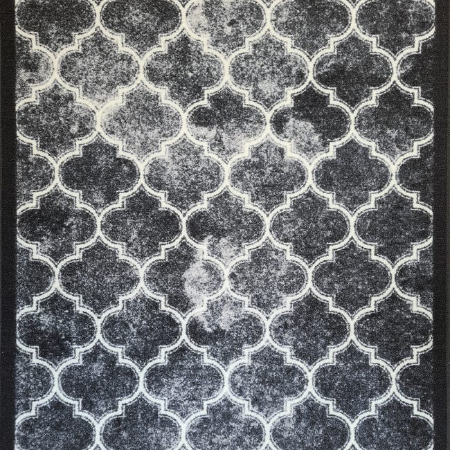 Chodnik dywanowy na mb Clover szary szer. 100 cm