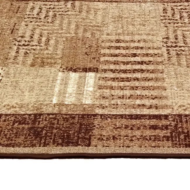Chodnik dywanowy na mb Essenza brązowy szer. 120 cm