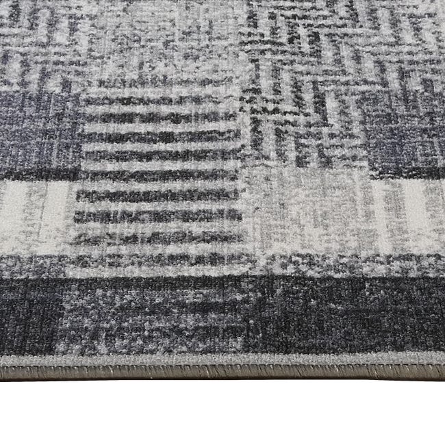 Chodnik dywanowy na mb Essenza szary szer. 120 cm
