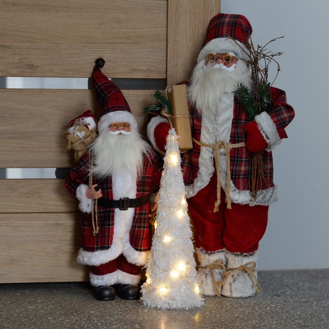 Choinka dekoracyjna 20 LED 40cm biała