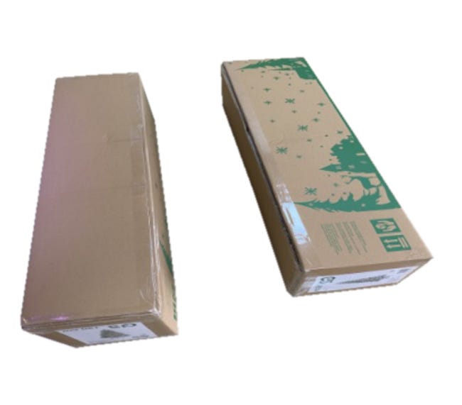 Choinka sztuczna Himalaya 150 cm zielona bielona