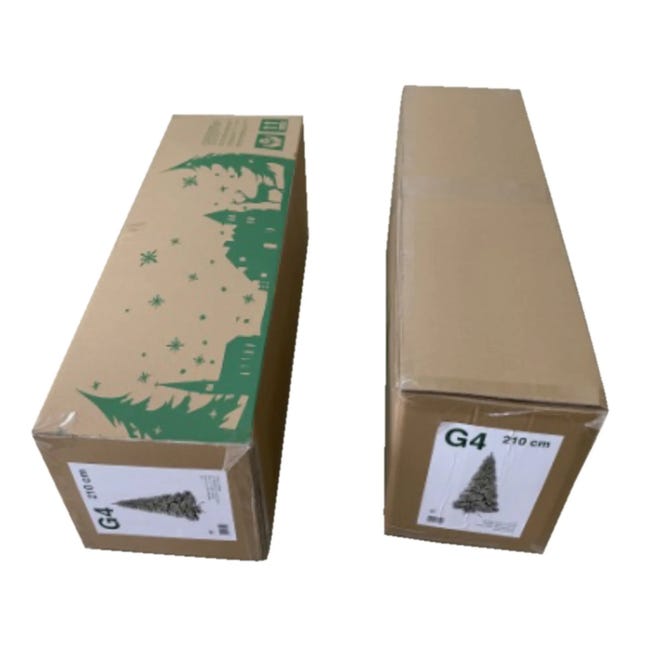 Choinka sztuczna Himalaya 210 cm zielona bielona