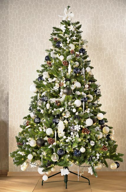 Choinka sztuczna Jodła Oslo 210 cm zielona z szyszkami