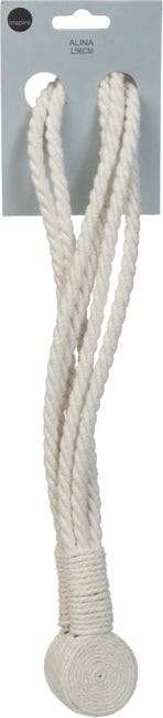 Chwost Alina biały 56 cm Inspire