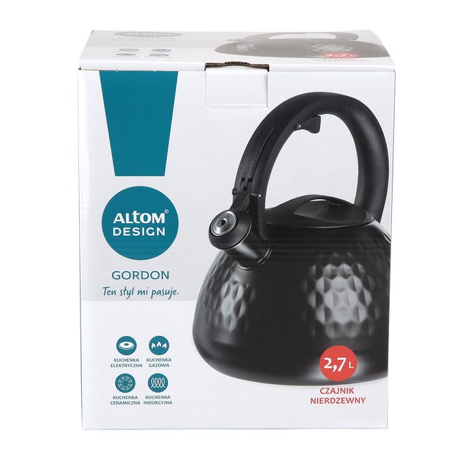 Czajnik nierdzewny Gordon 2.7 l Altom Design