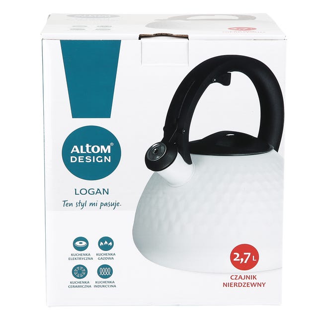 Czajnik nierdzewny Logan 2.7 l Altom Design