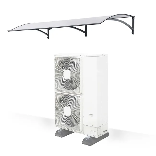 Daszek nad drzwiowy Arco pro max antracyt 160x90 cm Robelit