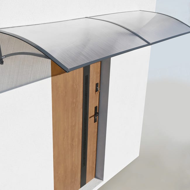 Daszek nad drzwiowy Arco pro max antracyt 160x90 cm Robelit