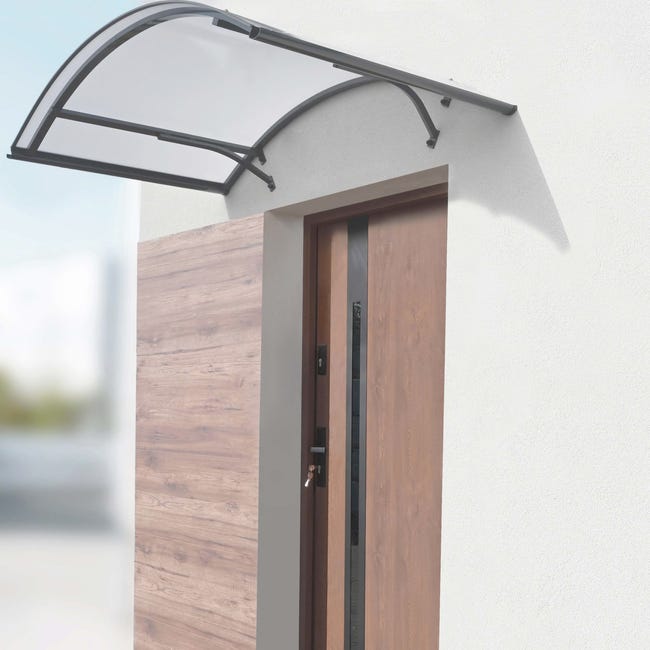 Daszek nad drzwiowy Eko antracyt 158x90x26 cm Robelit