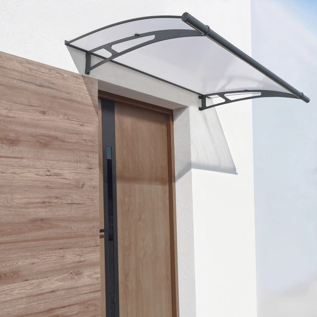 Daszek nad drzwiowy Lightline Pro antracyt 150x95 cm Robelit