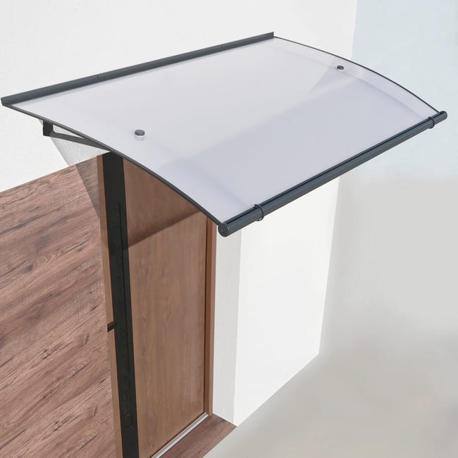 Daszek nad drzwiowy Lightline Pro antracyt 150x95 cm Robelit