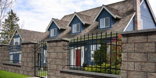 Daszek słupkowy 45x28x6 cm bronzyt Gorc Joniec