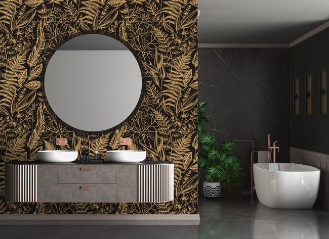 Dekor Fern Gold 89.4x90