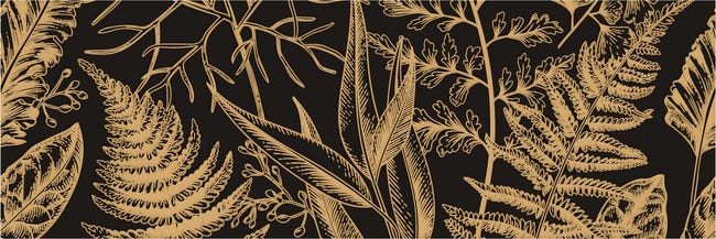 Dekor Fern Gold 89.4x90