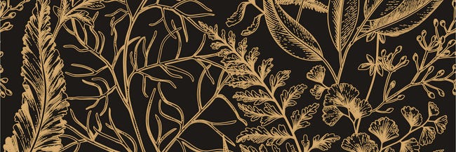 Dekor Fern Gold 89.4x90