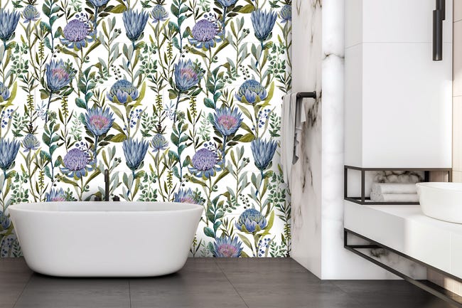 Dekor Flower Blue 89.4x90