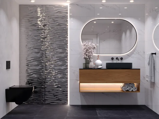 Dekor Metalix Trueno Silver 30x60 Ceramstic