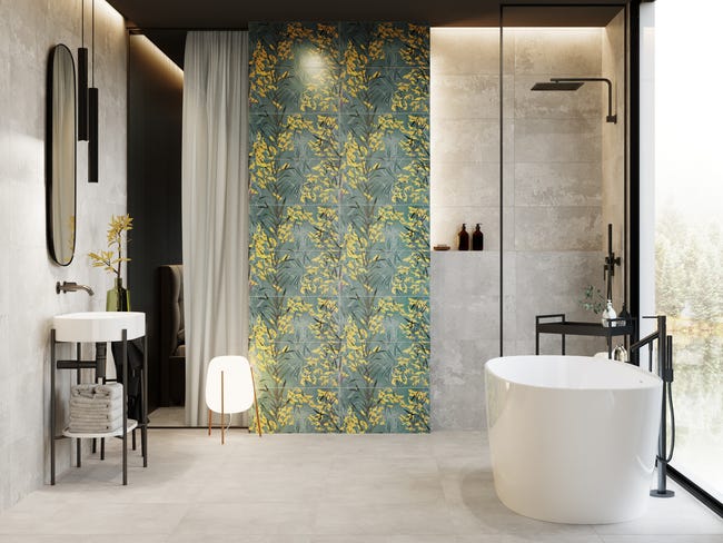 Dekor Osaka Turkus B 30x60 Ceramika Color