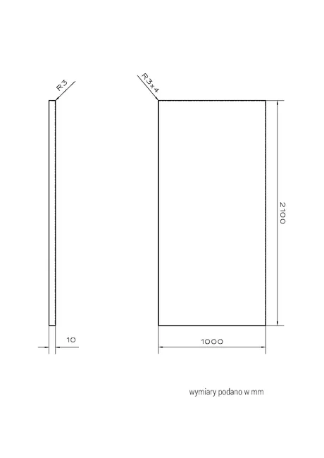 Dekoracyjny panel ścienny Wall Comfort do łazienki 210X100X1 Schedpol