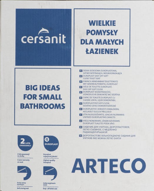 Deska sedesowa Arteco Cersanit