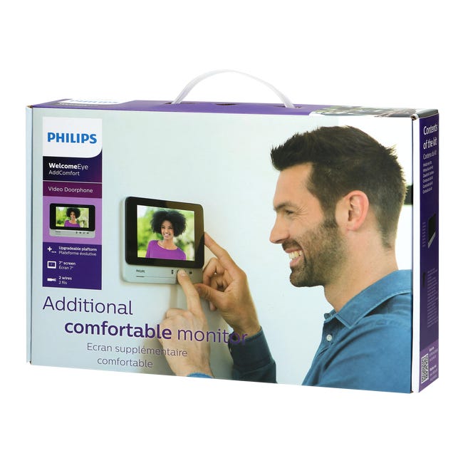 Dodatkowy ekran do wideodomofonu 7' WelcomeEye Comfort 531135 PHILIPS