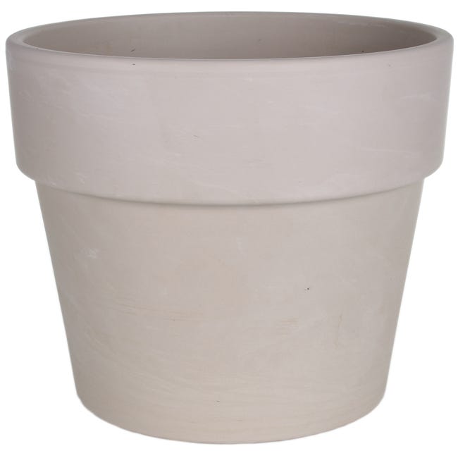 Donica gliniana Calima śr.24.5 cm beżowa Cermax