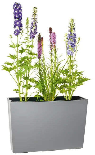 Donica-kwietnik Werbena 56x19x36.5 cm grafitowa Lamela