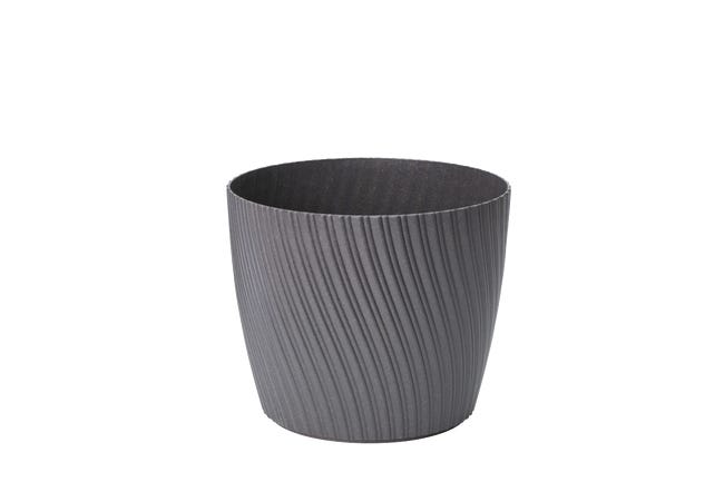 Doniczka plastikowa Mika Eco śr.17 cm antracyt Form-Plastic