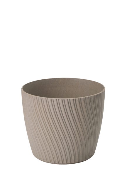 Doniczka plastikowa Mika Eco śr.19 cm beżowa Form-Plastic