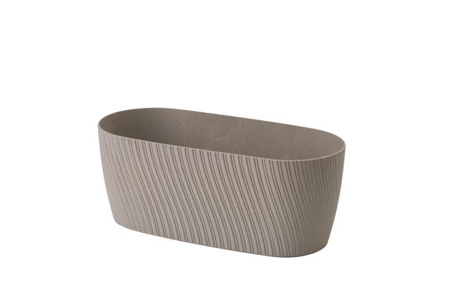 Doniczka skrzynka balkonowa Mika Eco 27x12.5 cm beżowa Form-Plastic