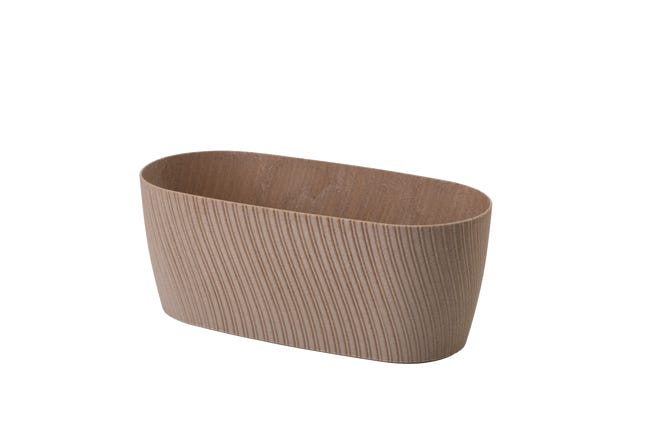 Doniczka skrzynka balkonowa Mika Eco 27x12.5 cm brązowa Form-Plastic