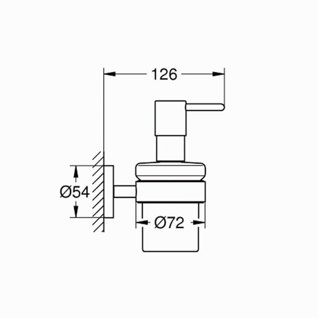 Dozownik mydła Essentials Grohe