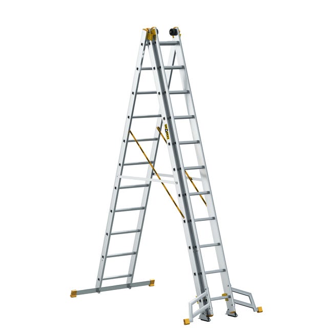 Drabina Max wielopozycyjna przemysłowa 3x11 150 kg Drabest