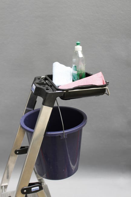 Drabina aluminiowa 4 stopnie 1-stronna Secury Multigrip Krause