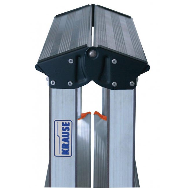 Drabina aluminiowa 5 stopni 2-stronna Dopplo Krause