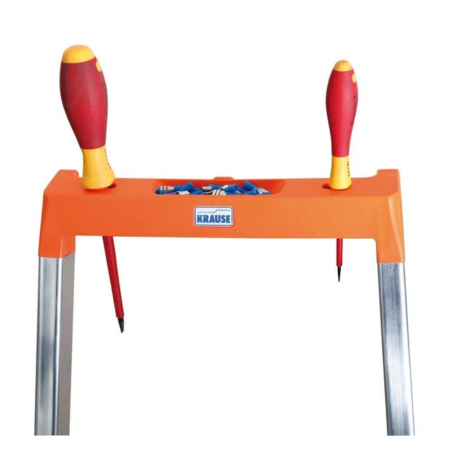 Drabina aluminiowa 8 stopni 1-stronna Solidy Krause