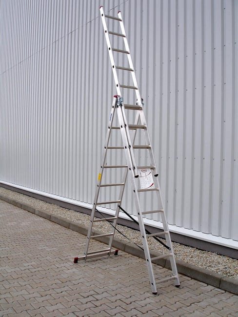 Drabina aluminiowa CORDA 3 x 9 KRAUSE