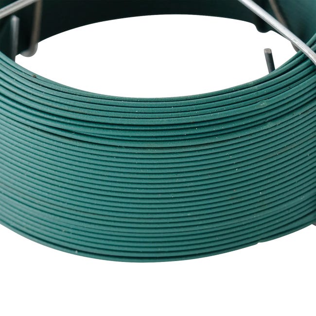 Drut stalowy powlekany 0.8 mm x 50 m zielony Standers